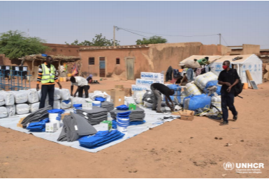 Distribution of NFis to 58 households in Djibo, Burkina Faso