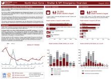 SNFI Cluster Factsheet - Northwest Syria - August 2022